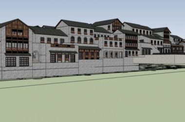 Sketchup商业模型|多层会所，现代中式风格-BIM建筑网