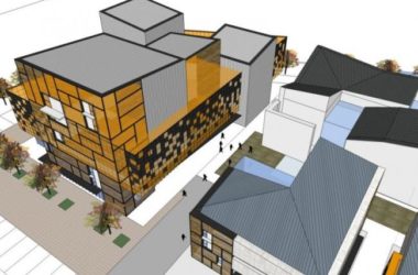 Sketchup商业模型|多层商业街，现代风格-BIM建筑网