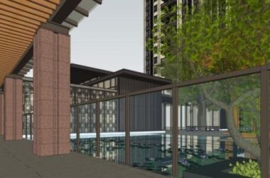 Sketchup景观模型|住宅景观，中式风格-BIM建筑网