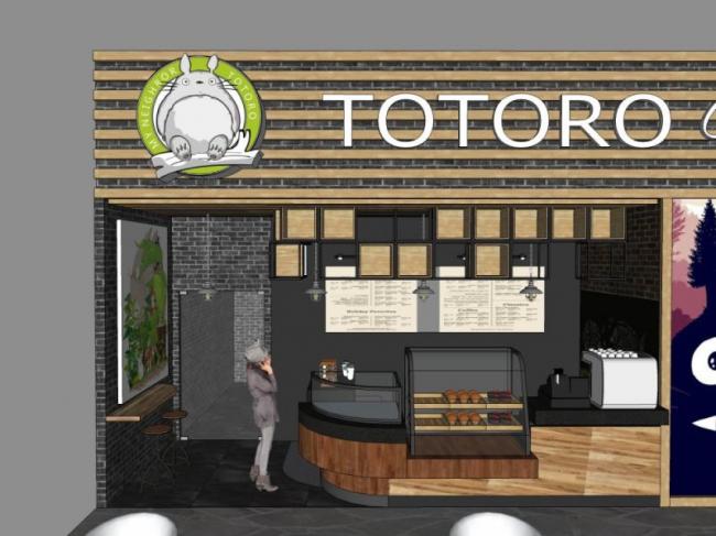 Sketchup商业模型|低层商店，现代风格