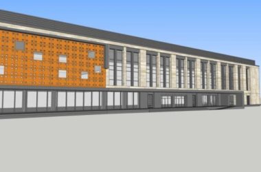 Sketchup办公模型|低层办公楼，现代风格-BIM建筑网