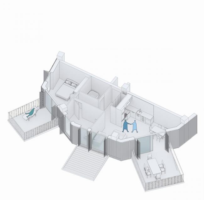 BIM建筑|枝叶四散，挺立耸立的白色树塔公寓 / 藤本壮介等