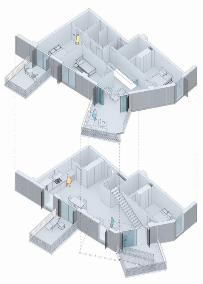 BIM建筑|枝叶四散，挺立耸立的白色树塔公寓 / 藤本壮介等