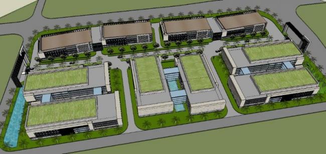 Sketchu工业厂房|多层产业园，工业工厂厂房，现代风格