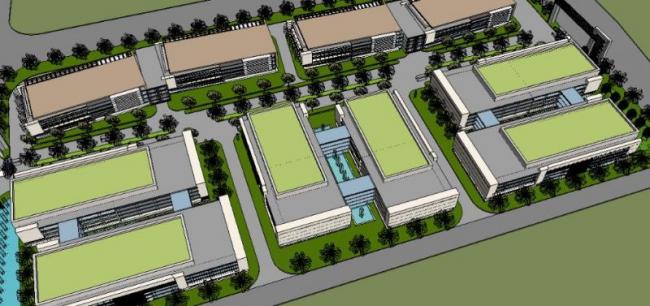 Sketchu工业厂房|多层产业园，工业工厂厂房，现代风格