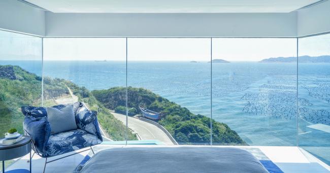 BIM建筑|无边年夜海，静远心情：浙江船山等风来平易近宿 / 周鑫建筑设计工作室