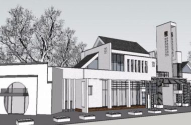 Sketchup办公模型|多层办公楼，现代中式风格-BIM建筑网