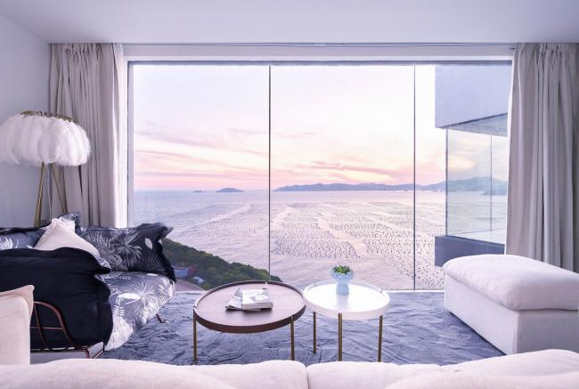 BIM建筑|无边年夜海，静远心情：浙江船山等风来平易近宿 / 周鑫建筑设计工作室