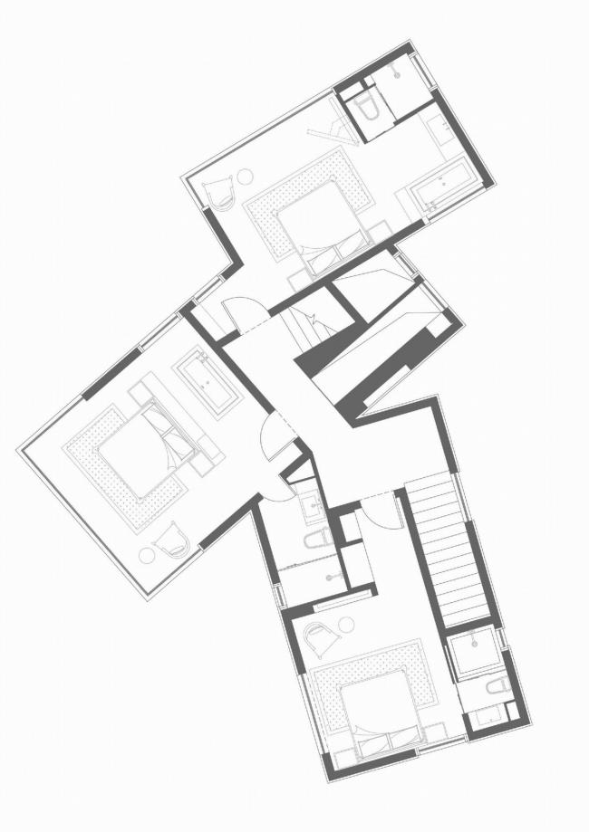 BIM建筑|无边年夜海，静远心情：浙江船山等风来平易近宿 / 周鑫建筑设计工作室