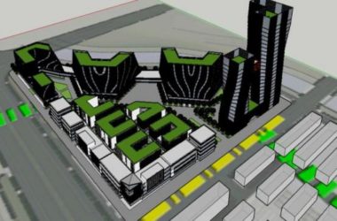 Sketchup办公模型|多高层办公楼，现代风格-BIM建筑网