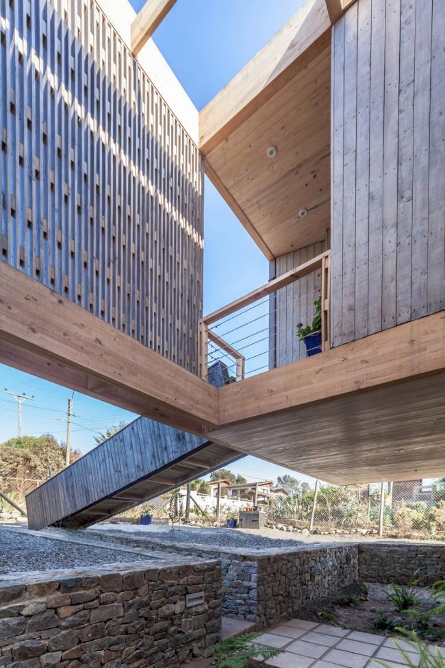 BIM建筑|“脚手架”支持的不雅景室第：Tacna小屋