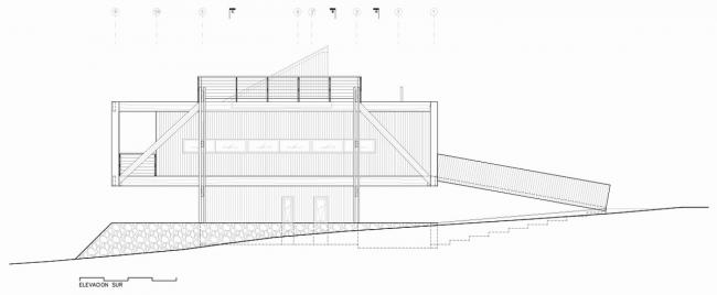 BIM建筑|“脚手架”支持的不雅景室第：Tacna小屋