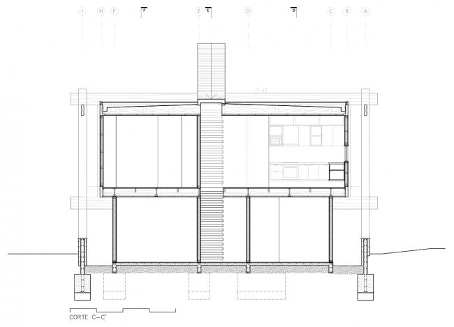 BIM建筑|“脚手架”支持的不雅景室第：Tacna小屋