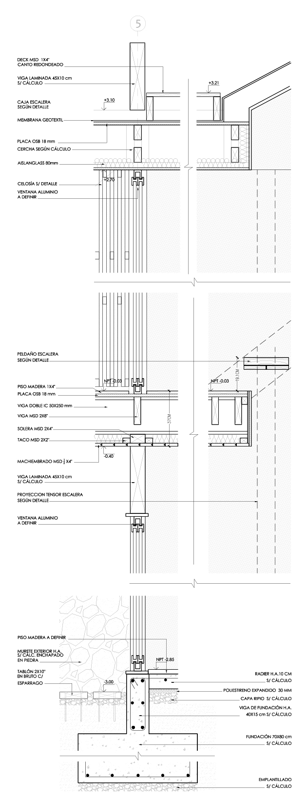 BIM建筑|“脚手架”支持的不雅景室第：Tacna小屋