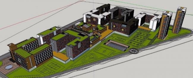 Sketchu工业厂房|多高层产业园，工业园，现代风格