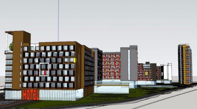 Sketchu工业厂房|多高层产业园，工业园，现代风格