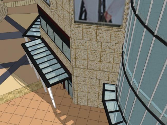 Sketchup商业模型|多层商业中心，现代风格