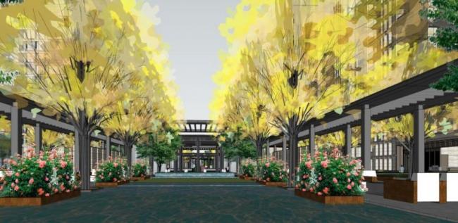 Sketchup住宅模型|多层住宅群，现代风格