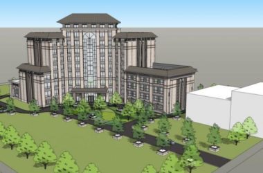 Sketchup酒店模型|多高层酒店，古典风格-BIM建筑网