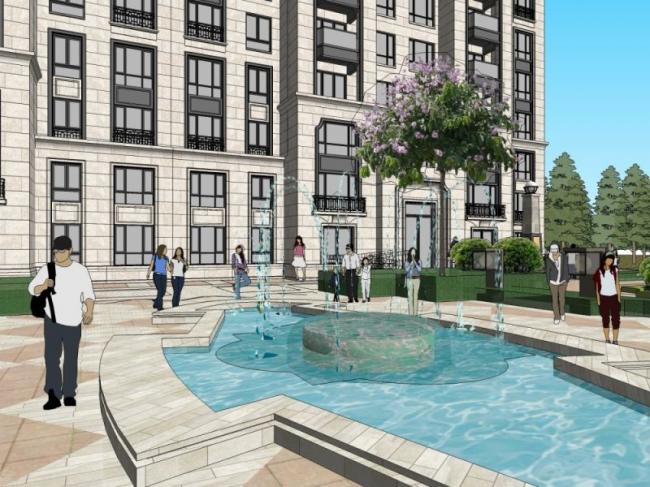 Sketchup住宅模型|高层住宅，古典风格