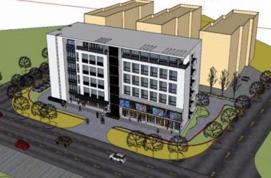 Sketchup办公模型|多层办公楼，现代风格-BIM建筑网