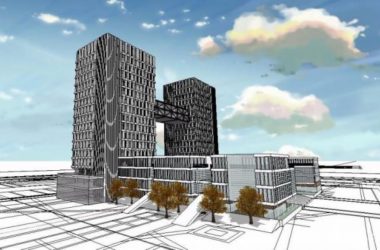 Sketchup办公模型|多高层办公楼，政府大楼，现代风格-BIM建筑网