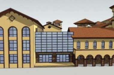 Sketchup酒店模型|多层酒店，古典风格-BIM建筑网