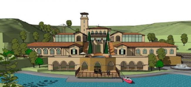 Sketchup酒店模型|多层酒店，古典风格