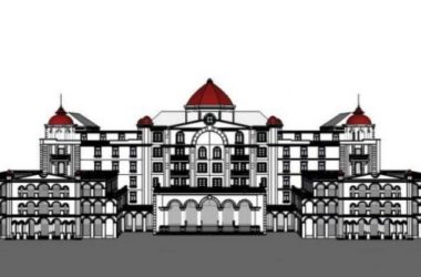 Sketchup酒店模型|多层酒店，古典风格-BIM建筑网