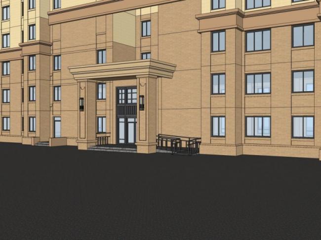 Sketchup住宅模型|超高层住宅，古典风格