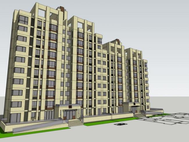 Sketchup住宅模型|高层住宅，居住建筑，古典风格