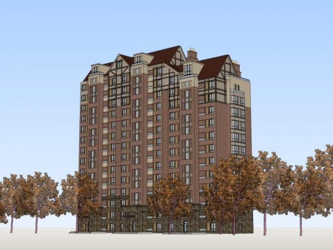 Sketchup住宅模型|高层住宅，古典风格