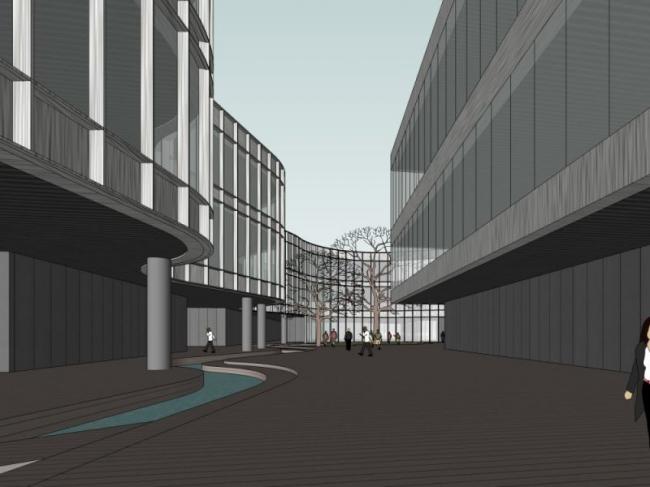 Sketchup文化模型|多层博物馆，文化建筑，现代风格