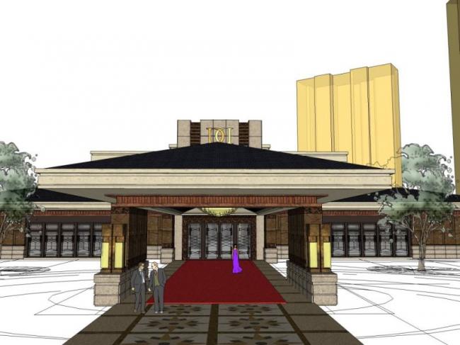 Sketchup商业模型|多层会所，现代风格