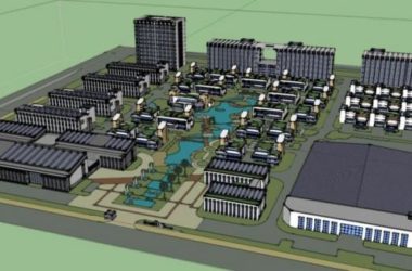 Sketchu工业厂房|经济开发区厂房和办公，多层工业工厂，现代风格-BIM建筑网