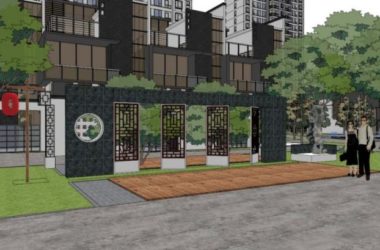 Sketchup景观模型|住宅景观，小区景观，中式风格-BIM建筑网