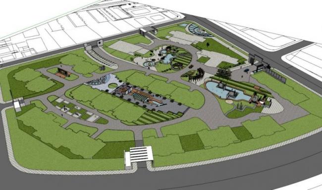 Sketchup景观模型|住宅景观，小区景观，中式风格