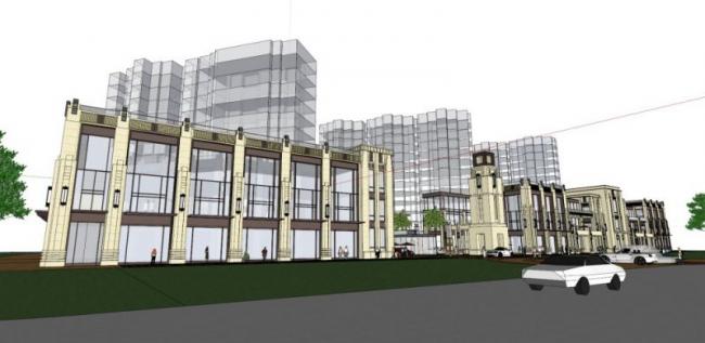 Sketchup商业模型|会所，沿街商业，现代风格