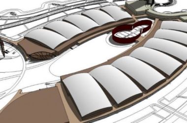 Sketchup文化模型|多高层会展中心，文化建筑，现代风格-BIM建筑网