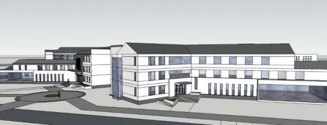 Sketchup学校模型|多层学校教学楼，校园教育建筑，现代中式风格