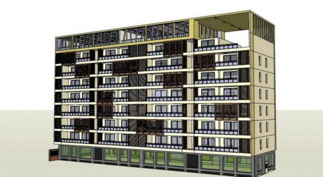Sketchup学校模型|多层学校教学楼，校园教育建筑，现代风格