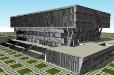 Sketchup文化模型|多层图书馆，文化建筑，现代风格-BIM建筑网