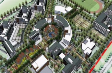 Sketchup学校模型|多层学校，校园教育建筑，现代风格-BIM建筑网