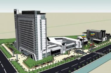 Sketchup医院模型|多高层医院，医疗建筑，现代风格-BIM建筑网