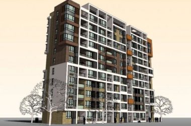 Sketchup住宅模型|高层住宅，现代风格-BIM建筑网