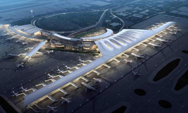 Sketchup车站路桥|南京禄口国际机场T2航站楼