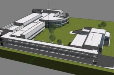 Sketchup住宅模型|Weishaupt Forum，白色派理查德·迈耶-BIM建筑网