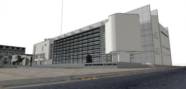 Sketchup文化模型|多层艺术馆，文化建筑，现代风格