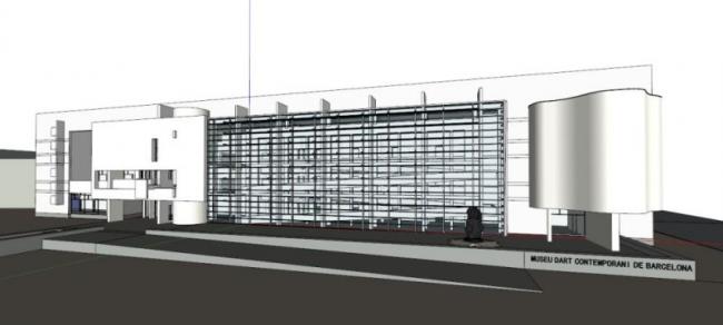 Sketchup文化模型|多层艺术馆，文化建筑，现代风格