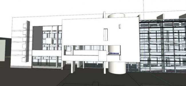 Sketchup文化模型|多层艺术馆，文化建筑，现代风格